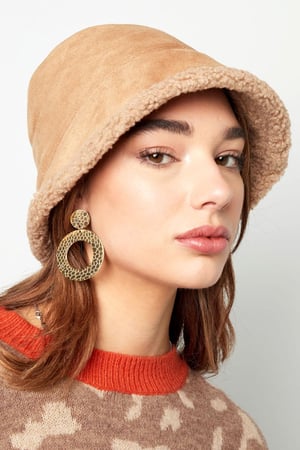 Bucket hat 2 sides Black Polyester h5 Picture3